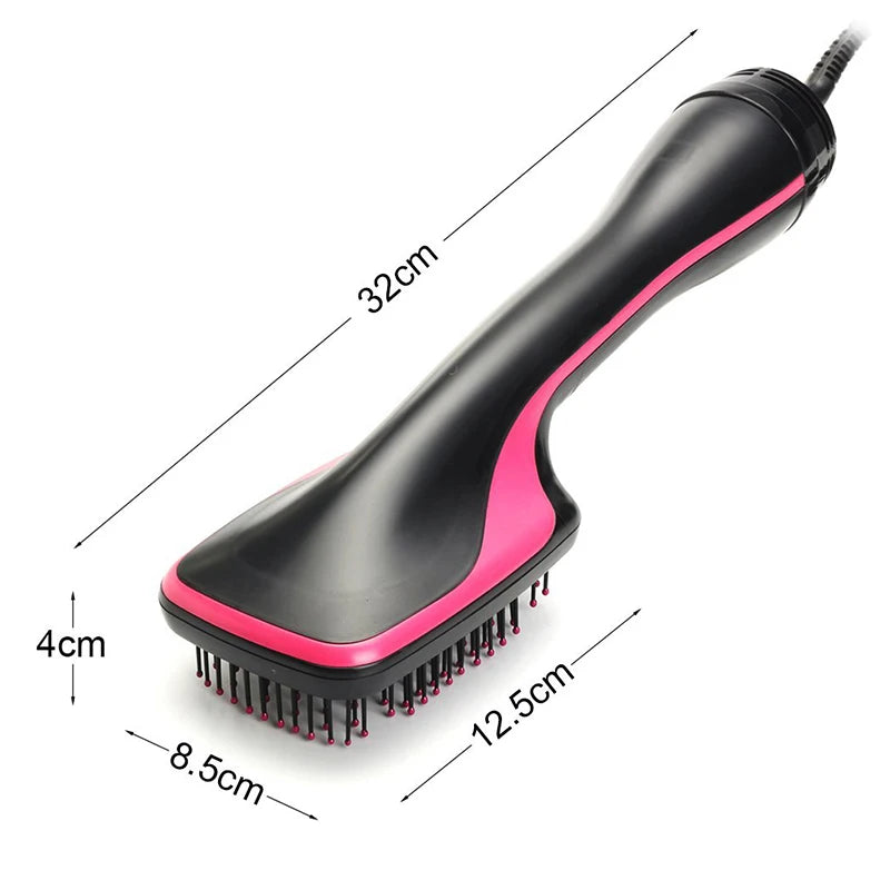 3-In-1 Hot Air Brush, One-Step Hair Dryer, Curling Brush, Straightener, Comb, Multi-Functional Hair Dryer Wonder