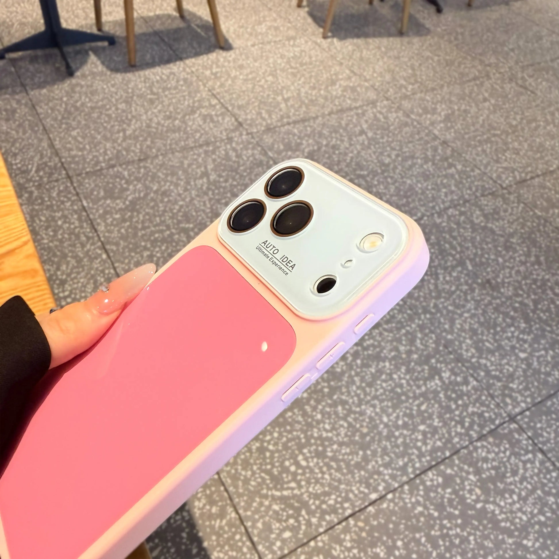 Summer Vibe Dopamine Color Block Phone Case for Iphone 17/16/15/14/13 Pro Max – Soft Touch Minimal Aesthetic Shockproof Cover, Cute Multi-Color Everyday Protective Case.Lu7
