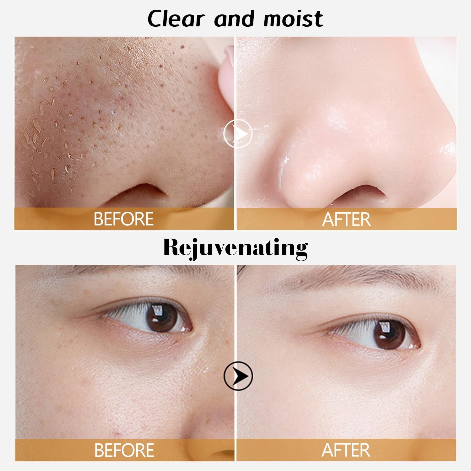 Gold Foil Peel-Off Mask,Gold Peel off Face Mask Anti-Wrinkle,98.4% Golden Peel off Mask,Anti-Aging Gold Face Mask for Moisturizing,Removes Blackheads,Reduces Fine Lines,Cleans Pores(2Pcs)