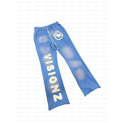 Retro Letter Digital Print Hooded Sweatshirts
