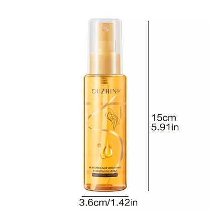 Fragrance Hair Care Essential Oil Spray, Fragrance Hair Conditioner, Smooth Hair Care Essential Oil to Prevent Frizz, Moisturizing and Nourishing, Long-Lasting Fragrance Hair Care Essential Oil Spray 100Ml/Bottle-1 Bottle