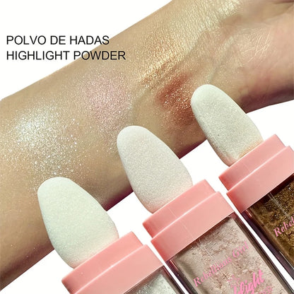 Fairy Shimmer Highlighter Powder-Glitter Wand for Face and Body Makeup Shimmering Powder for Brides on Their Wedding Stage