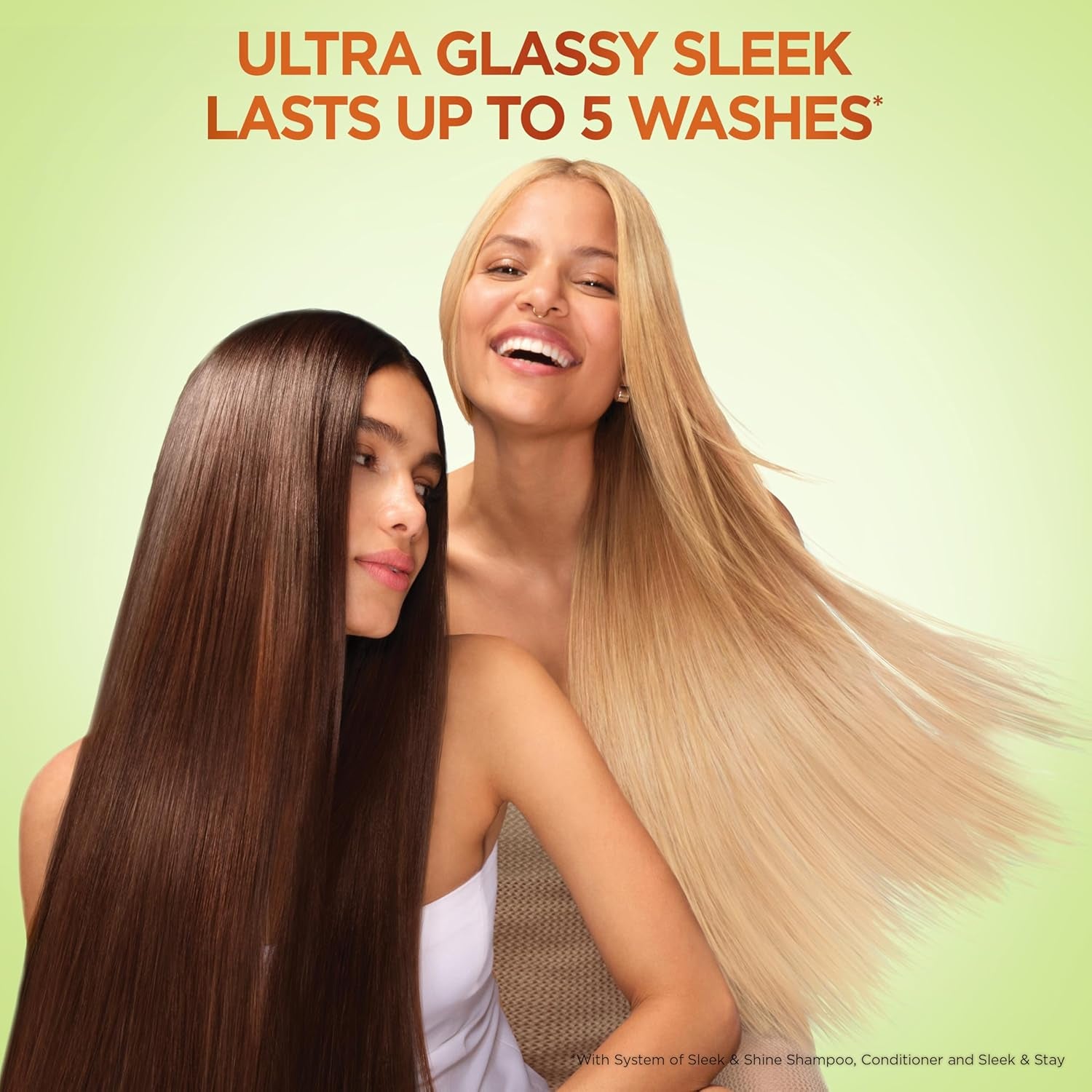 Garnier Fructis Sleek & Shine Shampoo, Conditioner + Moroccan Sleek Oil Set for Frizzy, Dry Hair, Argan Oil (3 Items), 1 Kit (Packaging May Vary)