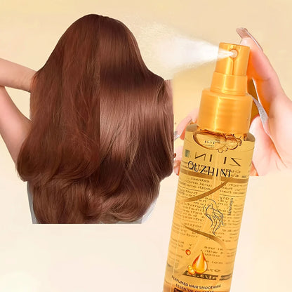 Fragrance Hair Care Essential Oil Spray, Fragrance Hair Conditioner, Smooth Hair Care Essential Oil to Prevent Frizz, Moisturizing and Nourishing, Long-Lasting Fragrance Hair Care Essential Oil Spray 100Ml/Bottle-1 Bottle