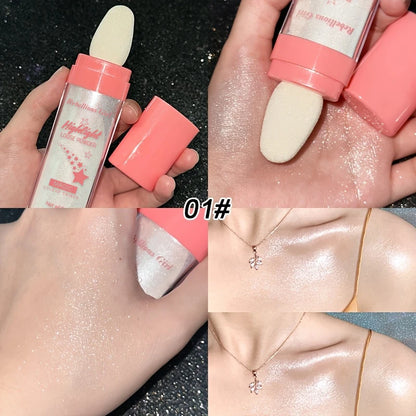 Fairy Shimmer Highlighter Powder-Glitter Wand for Face and Body Makeup Shimmering Powder for Brides on Their Wedding Stage